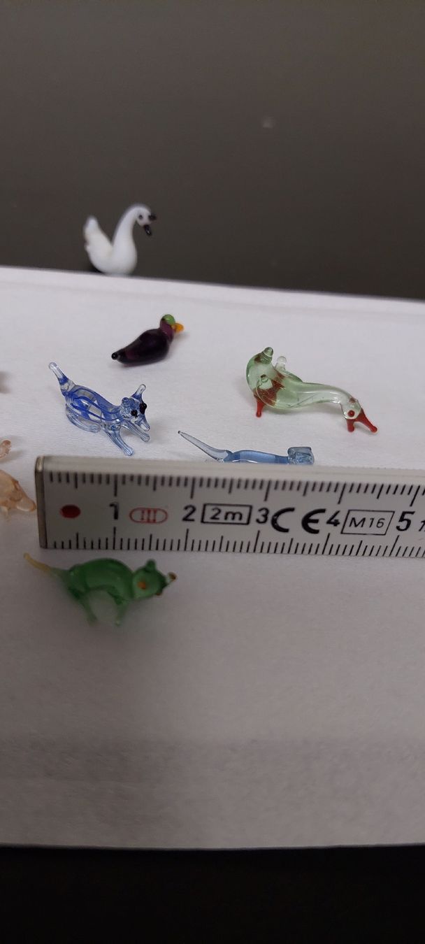 Giocattoli: miniaturen Tiere aus Glas – Usato da Muri AG venduto da nindo1 1