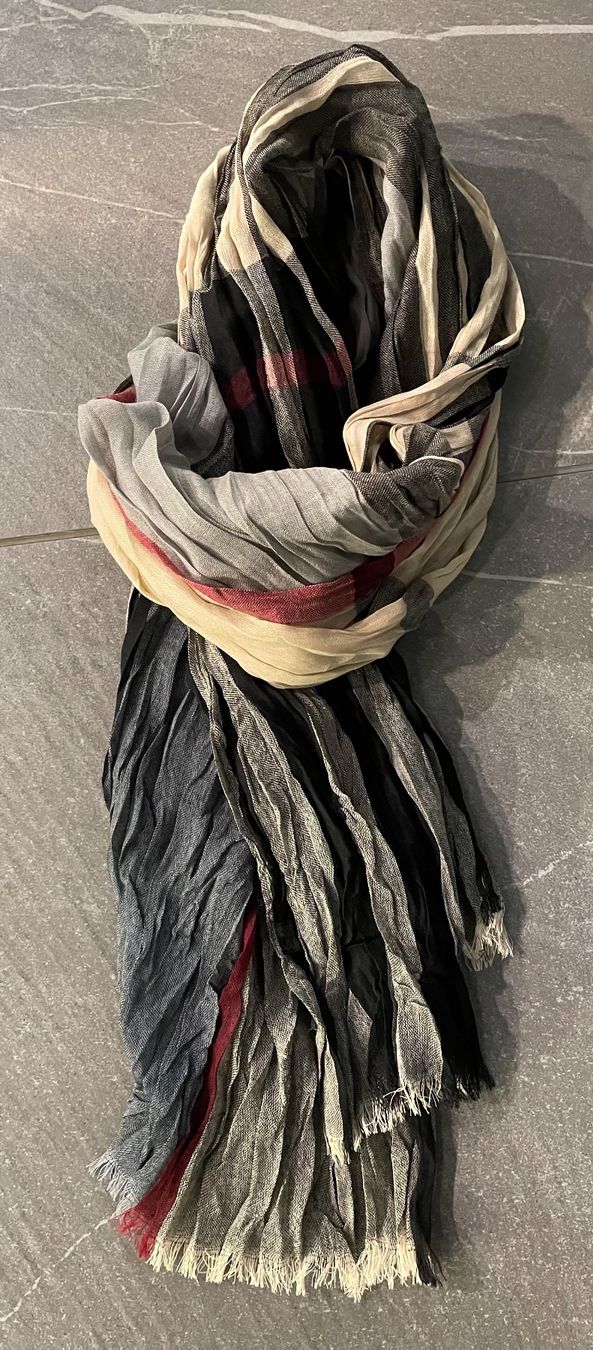 Foulard & Sciarpe: Damen / Herren Winterschal gestreift – Usato da St. Gallen venduto da Martunia