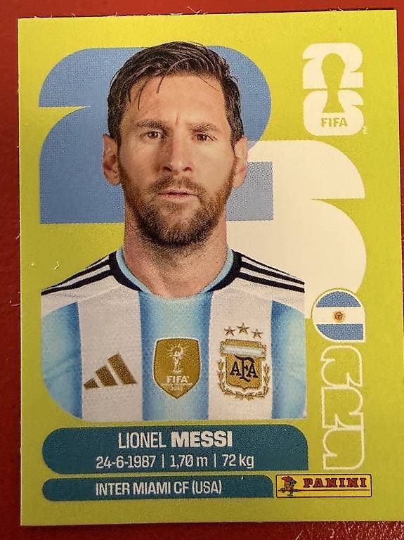 Carte collezionabili: LIONEL MESSI PANINI WM 2026 ARG 17 – Usato da Abtwil SG venduto da rez_8blh