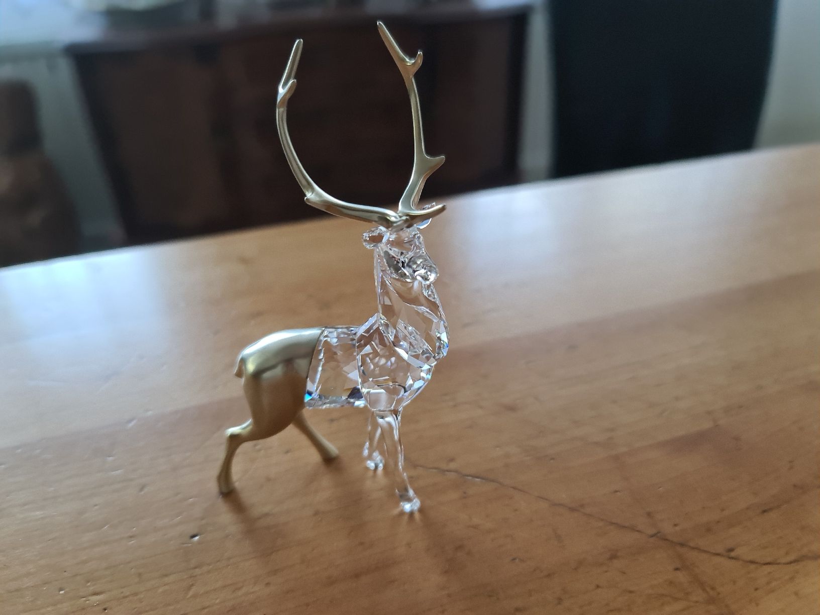 Swarovski Statuette: Swarovski Figur Stag neu und Originalverpackt – Nuovo e nell'imballaggio originale da henau venduto da Rockj