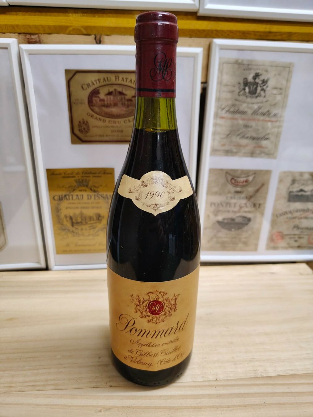 Vino: 1990 POMMARD GILBERT CAILLET – Nuovo e nell'imballaggio originale da Münchenstein venduto da weinundspirituosen 1
