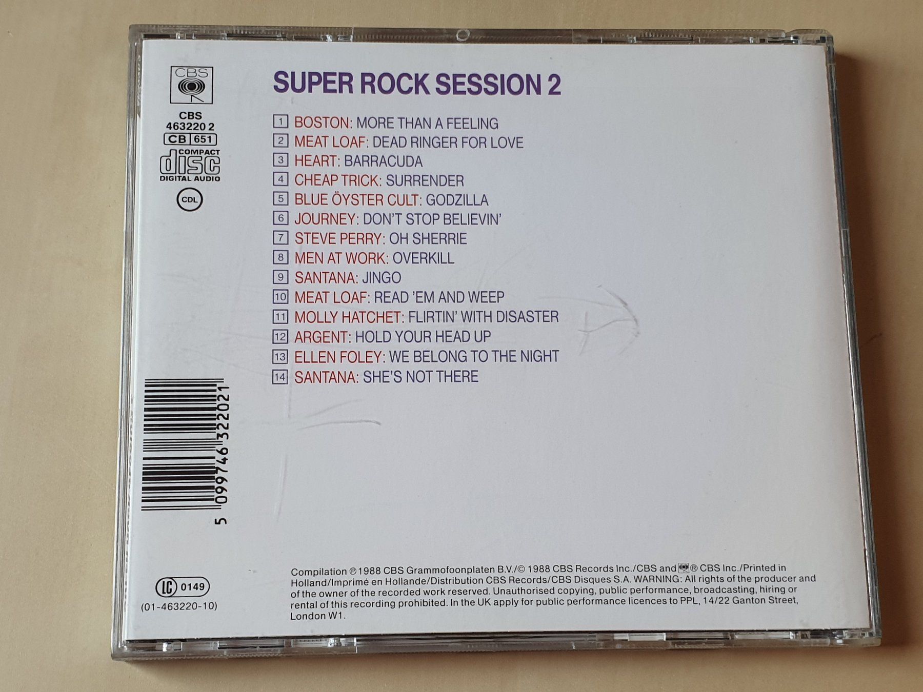 CDs: Super Rock Session / 2 – D'occasion à Stansstad par collectorsshop 1