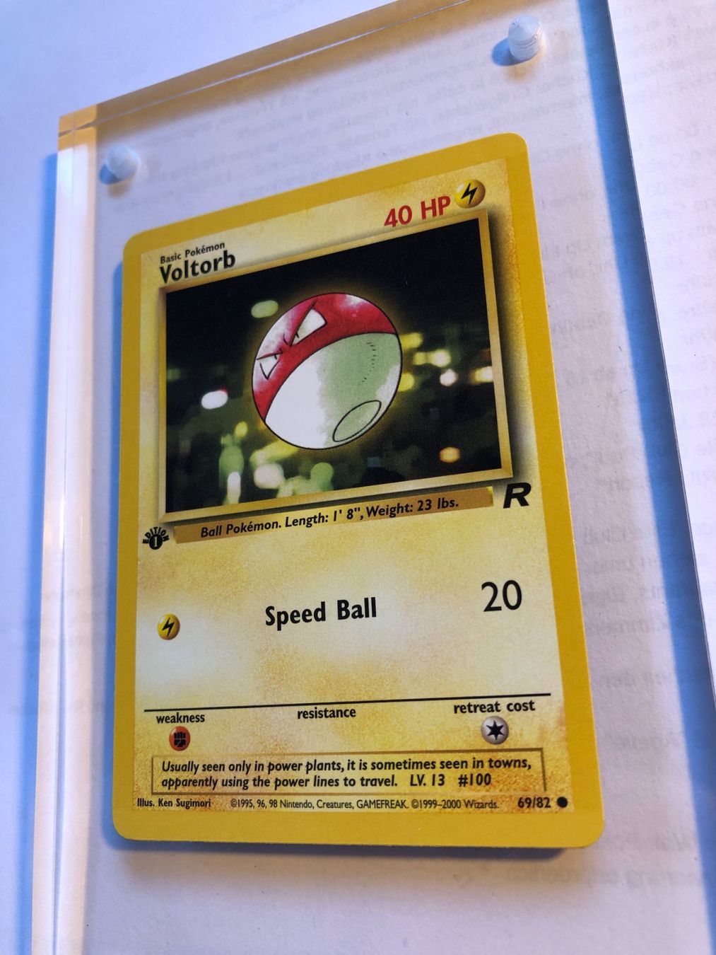 Cartes à collectionner: Voltorb 1st Team Rocket - MINT - ab 1.- – D'occasion à Giubiasco par dan_pr8b 2