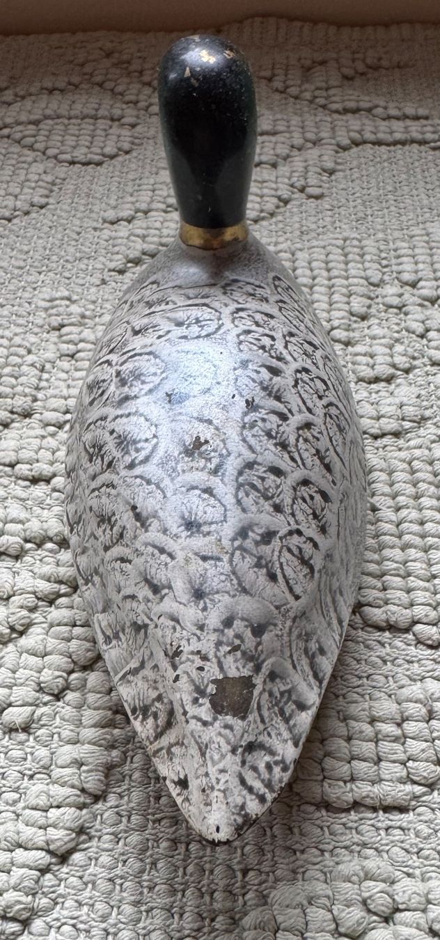 Statuette: Lockvogel Ente aus Metall oder Bronze – Usato da Grabs venduto da Dekostuebli 1