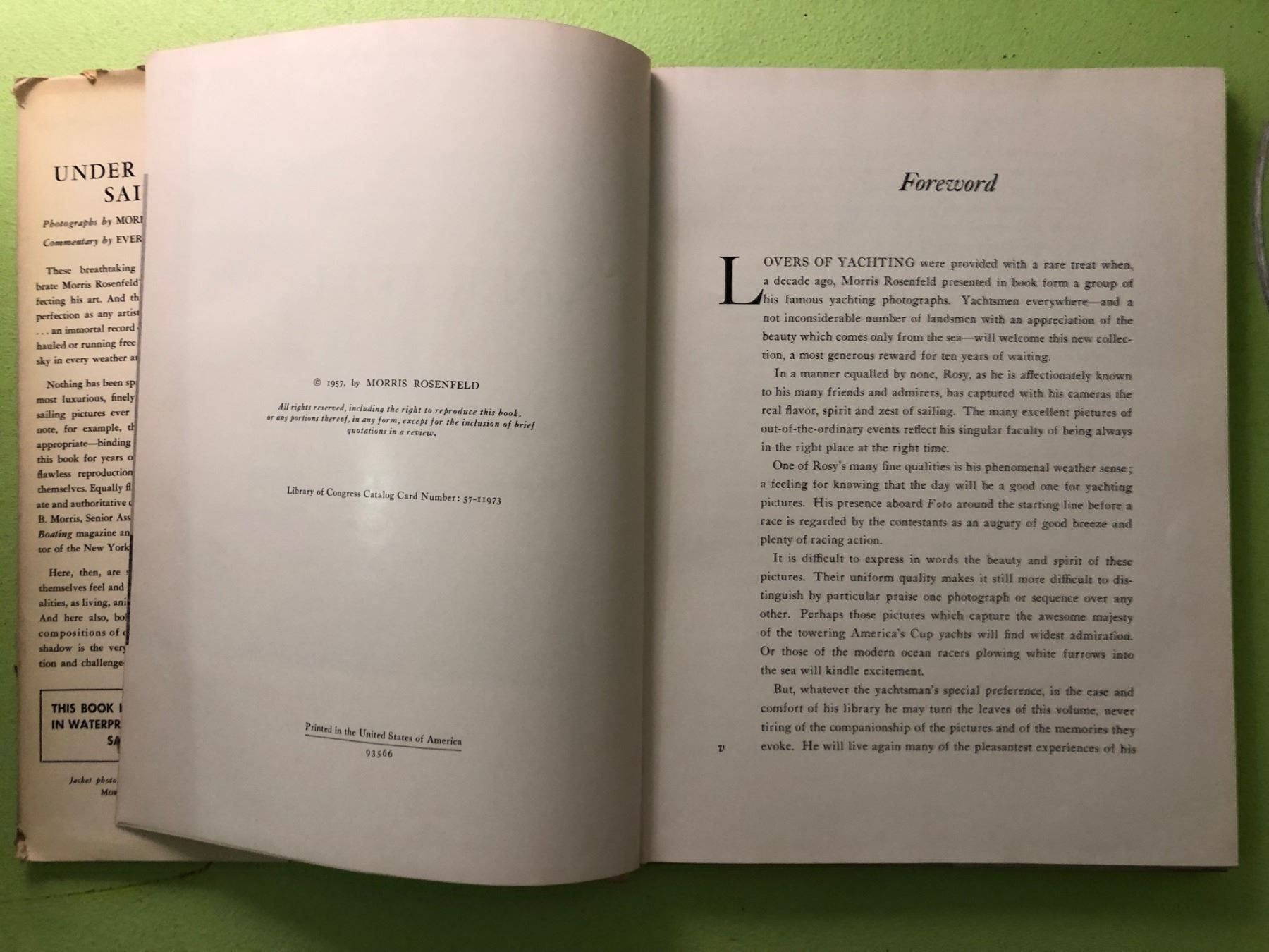 Bücher: Morris Rosenfeld: Under full sail – Gebraucht aus Zürich von allp 4