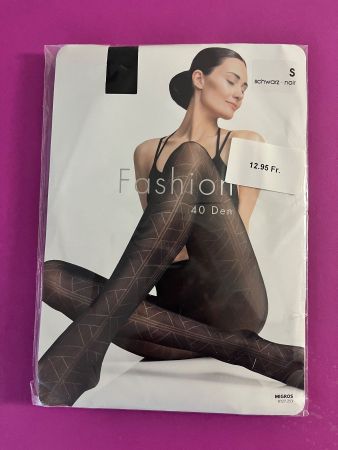 Strumpfhose Fashion Migros, Grösse S (geometrisches Muster)