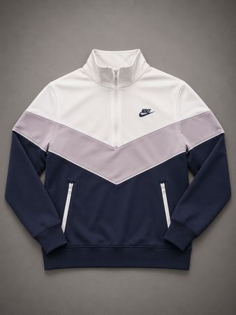 Pull 1/2 Zip Nike Sportswear Colorblock Taille M