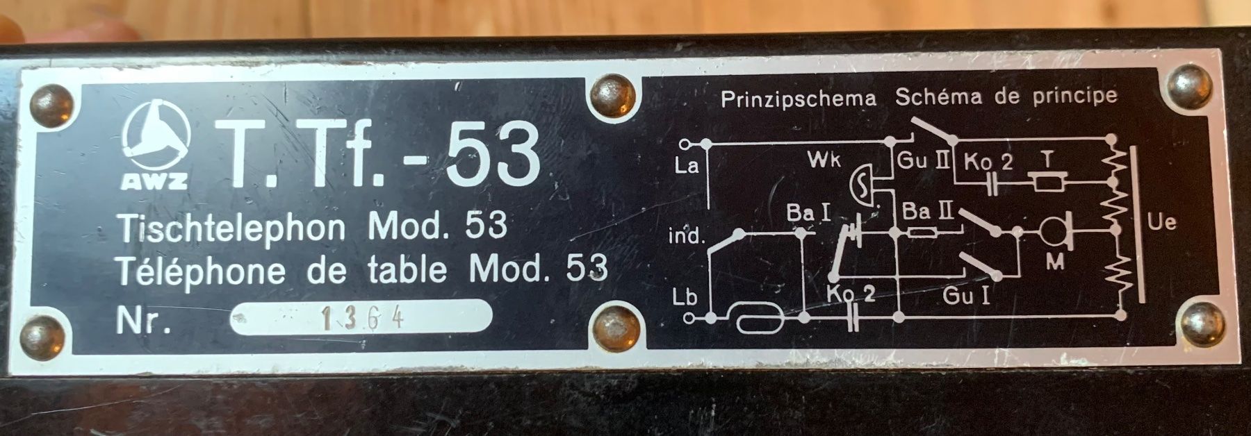 Telefone: 2 Tischtelefone Modell 53 der CH Armee – Gebraucht aus Goldingen von Bergler012 7