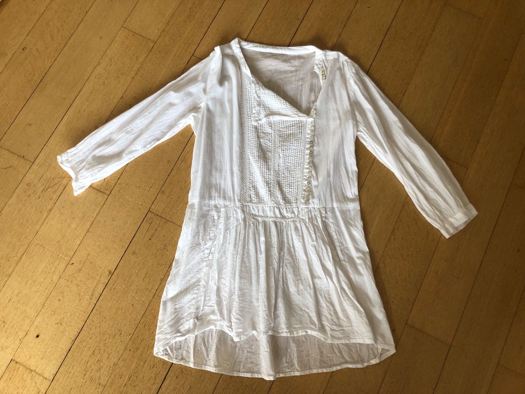 Camicette: Leichte Bluse weiss Baumwolle Top! Gr M – Usato da Bern venduto da Etzy 6