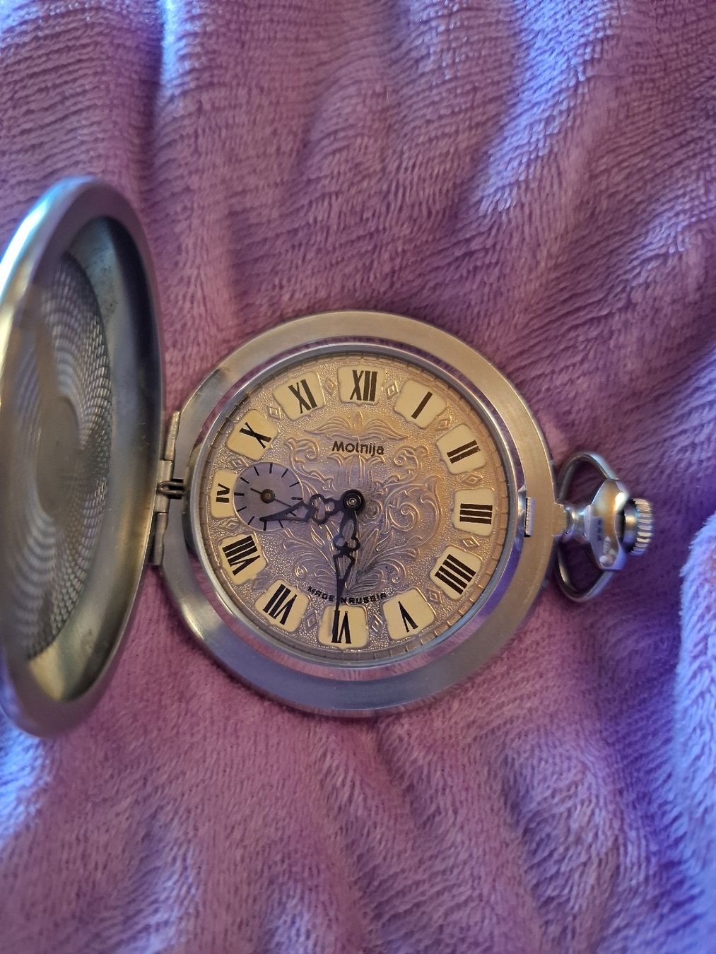 Orologi: MECH.TASCHENUHR MIT EINSATZ LANDSCHAFTSMOTIV – Nuovo (secondo la descrizione) da Gretzenbach venduto da schibaya 2