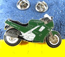 TROIUMPH TROPHY 4 1200 MOTORAD-2NÄGEL.PIN GLASIERT SILBRIG