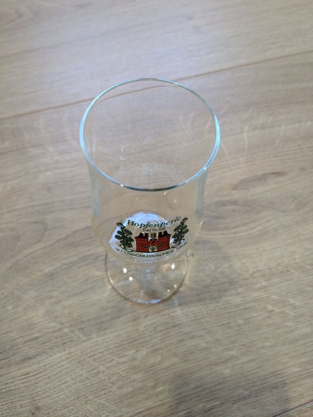 Feldschlösschen Gläser: Hopfenperle Special Bierglas Feldschlösschen – Gebraucht aus Winkel von Kade50 2