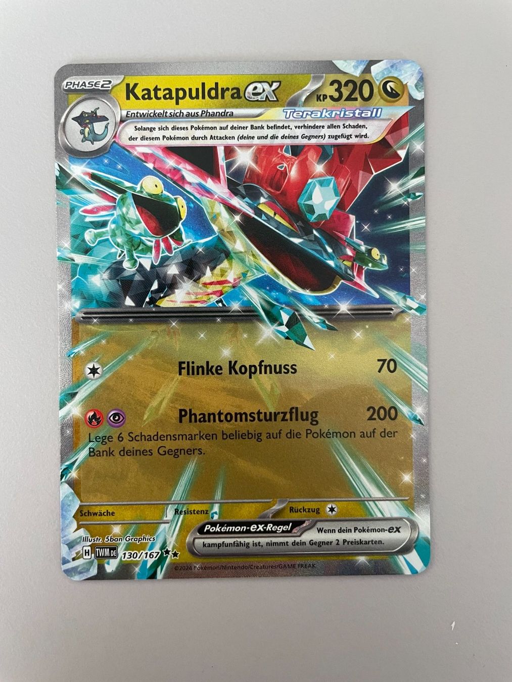 Pokémon Carte collezionabili: Pokemon Katapuldra eX (Versand gratis) – Nuovo (secondo la descrizione) da Chur venduto da Angerson