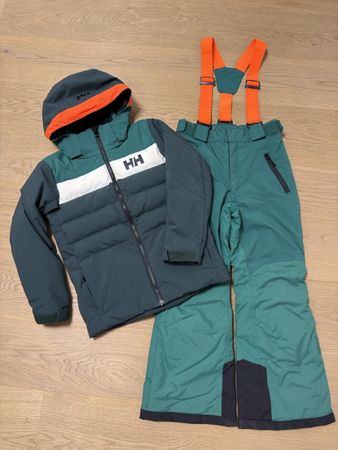 HH Helly Hansen Skianzug, Grün, Grösse 140, Top Zustand!
