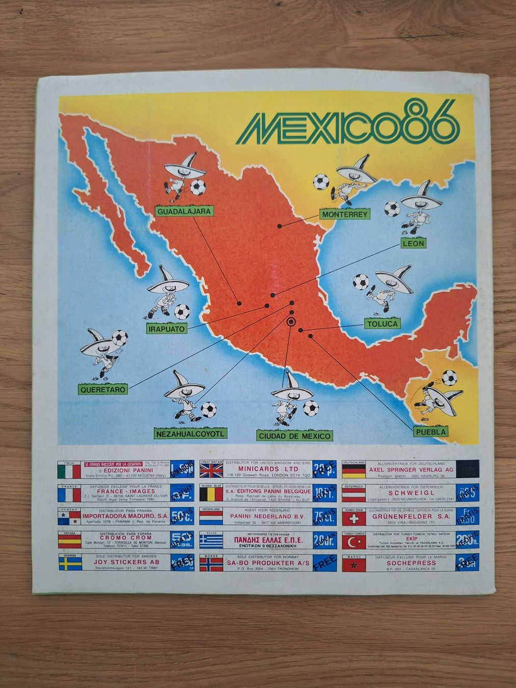 Panini Alben: PANINI WORLD CUP 1986 – Gebraucht aus St. Gallen von Matrix023 9