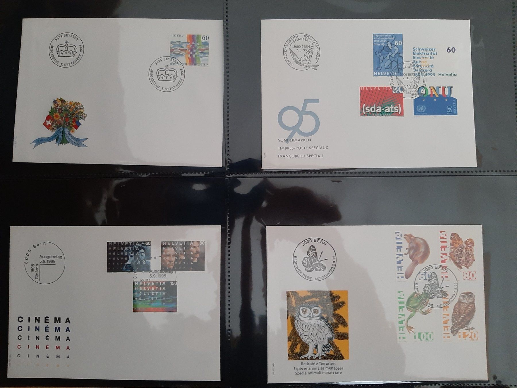 Tutti i francobolli: Schweizer Briefmarken Ersttagsbriefe Sammlung ab 1995 zu ... – Usato da Sonnental venduto da maec69