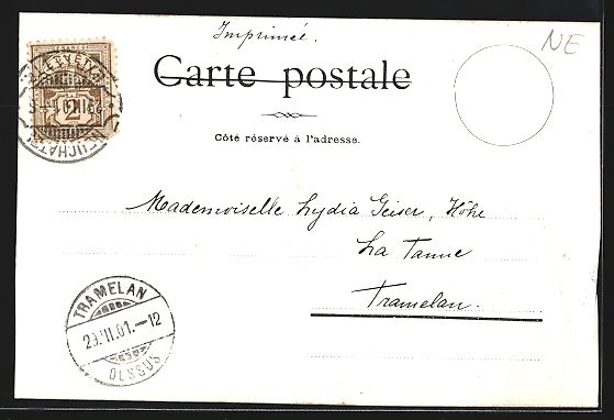 Cartes postales: Le Locle, Marktplatz mit Geschäft u. Tu – D'occasion à Berlin par bartko-reher 1