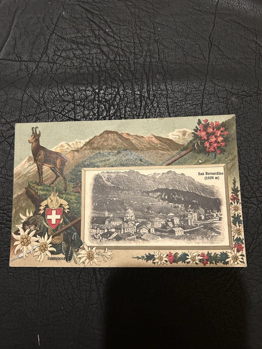 Cartoline postali: San Bernardino  – Usato da Breganzona venduto da Milesbo