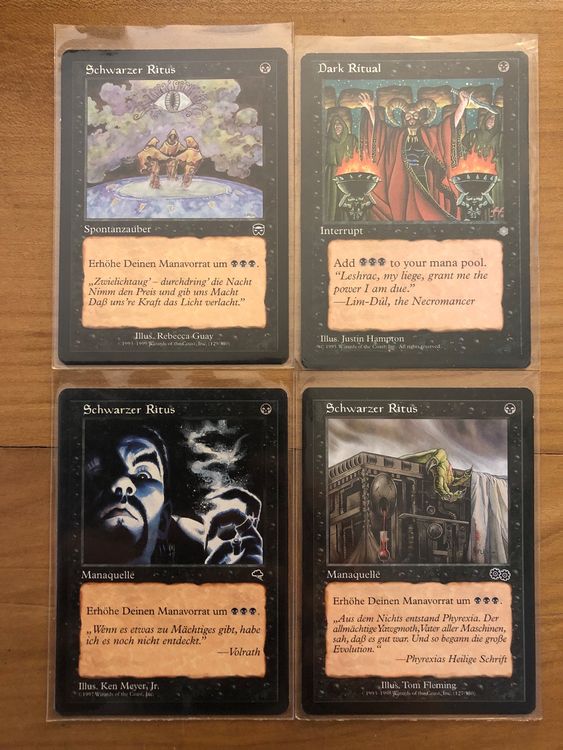 Magic the Gathering - 4x Dark Ritual | Kaufen auf Ricardo