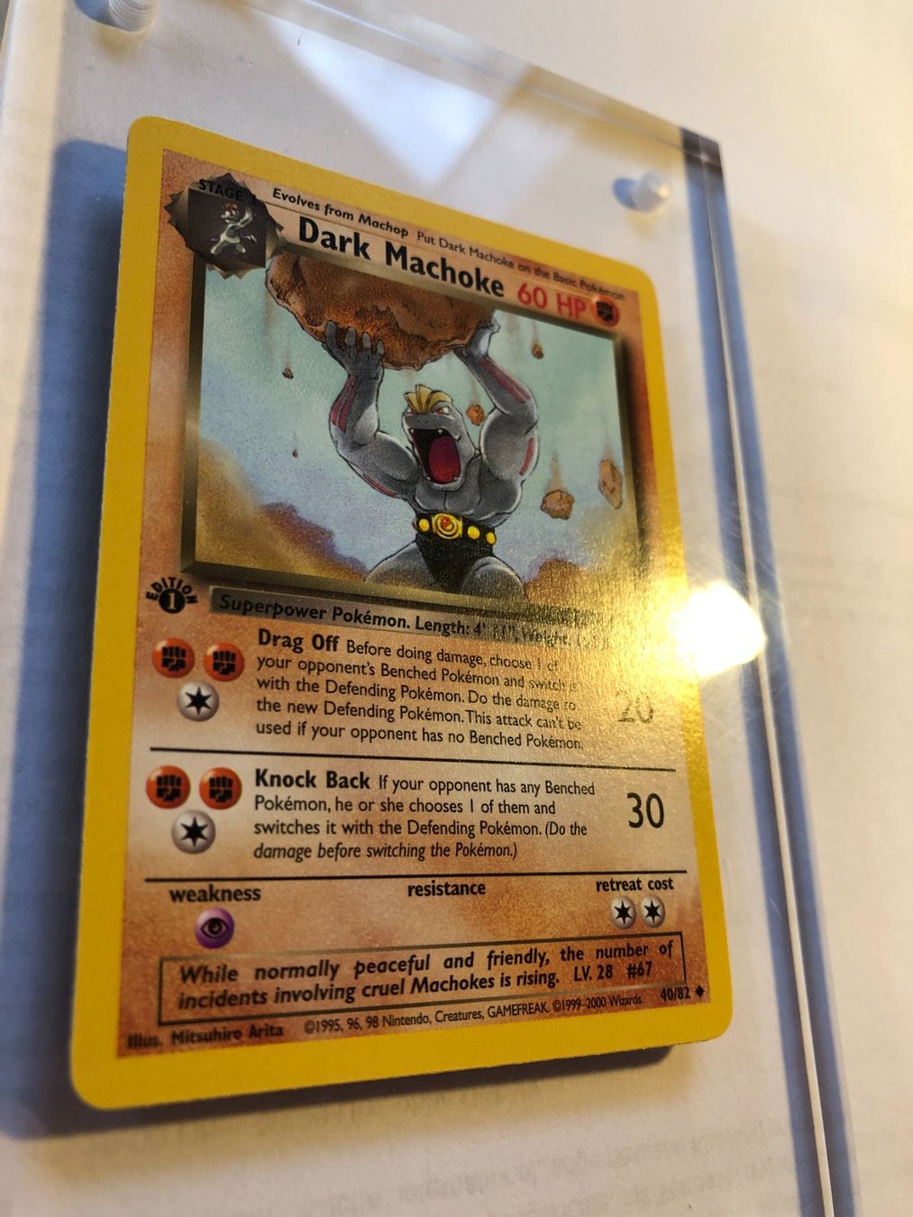 Cartes à collectionner: Dark Machoke Team Rocket 1st (unc.) - MINT - ab 1.- – D'occasion à Giubiasco par dan_pr8b 1