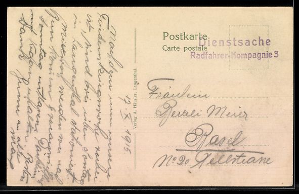 Cartes postales: AK Langenthal, Totalansicht – D'occasion à Berlin par bartko-reher 1