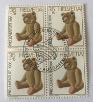 4 er Block Nr.J 298 mit Vollstempel Bern