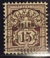 4085) 85, Ziffermarke vollstempel Kt. 35.-++
