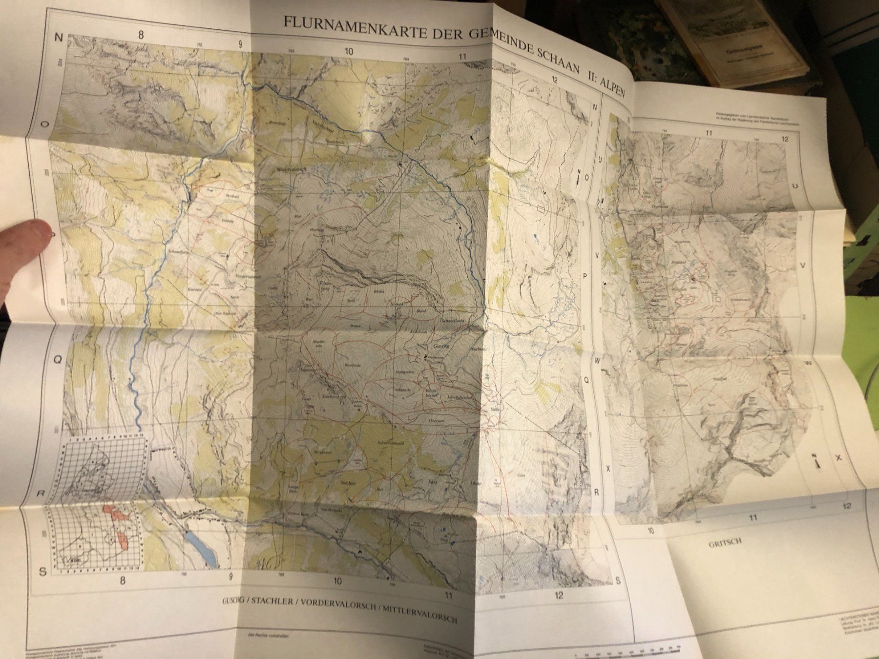 Tinte: Lorenz Jehle: Flurnamen der Gemeinde Schaan. – Usato da Zürich venduto da allp 5