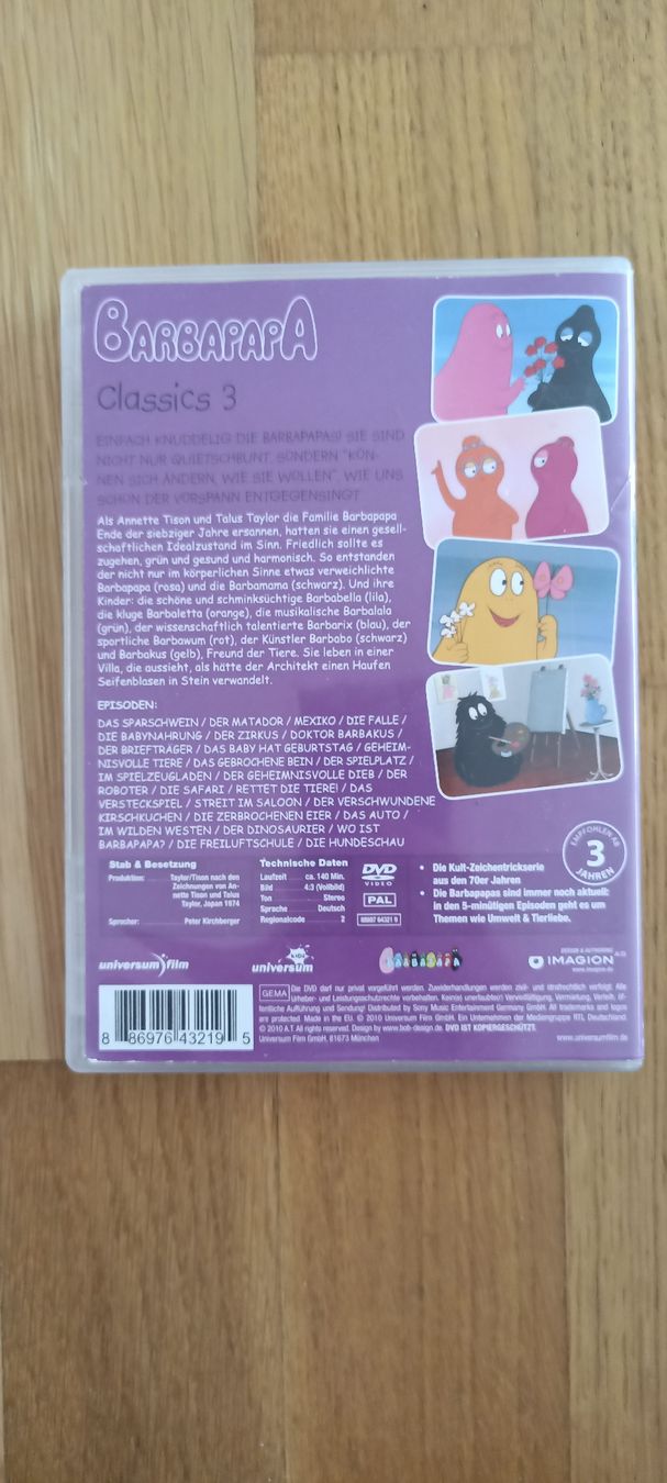 Tutti i DVDs: Barbapapa – Usato da Kriens venduto da San74 1