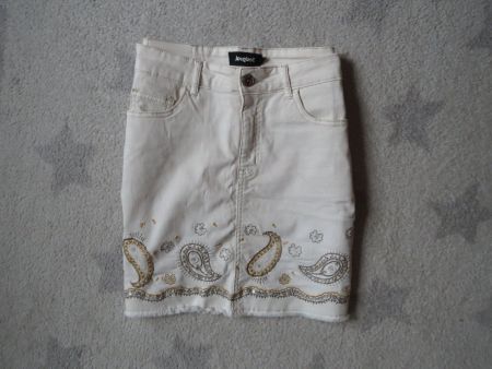 NEUER DESIGUAL Damen Rock / Jupe Gr 28