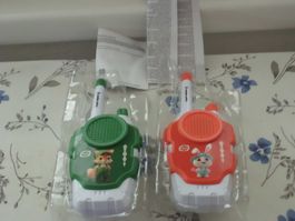 2 Walkie Talkies Kinder rot grün neu Ovp 3+