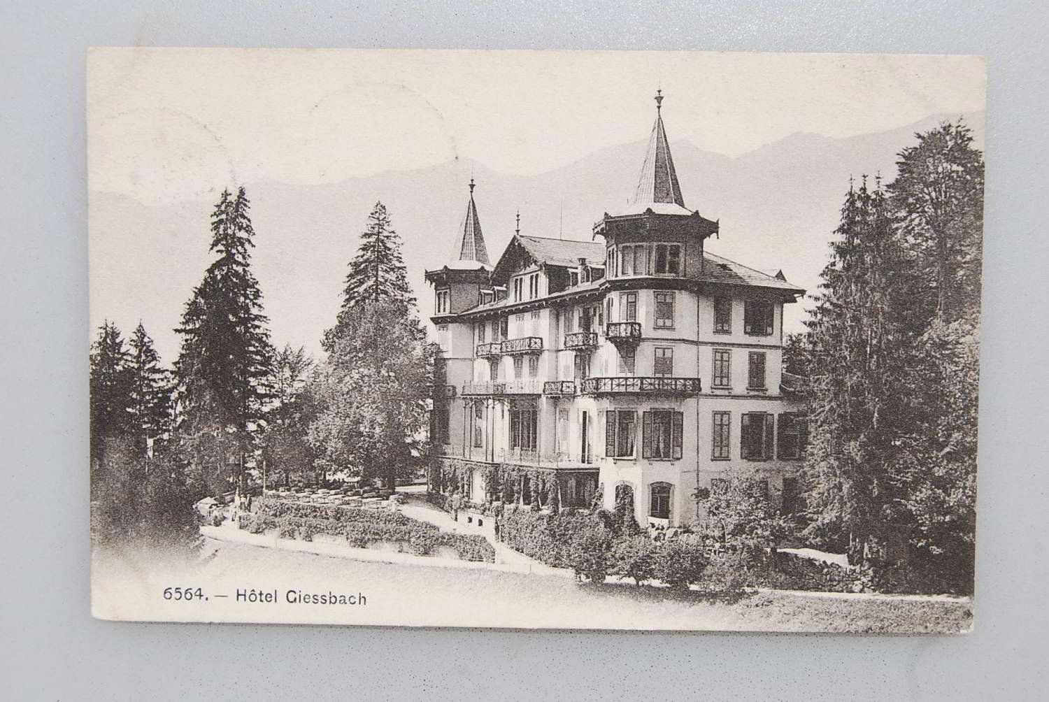 Ansichtskarten: AK Hotel Giessbach 1907 – Gebraucht aus Rüfenacht BE von Toro06
