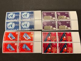 CH  1978  Viererblock Serie FDC  Luxus  (4453)