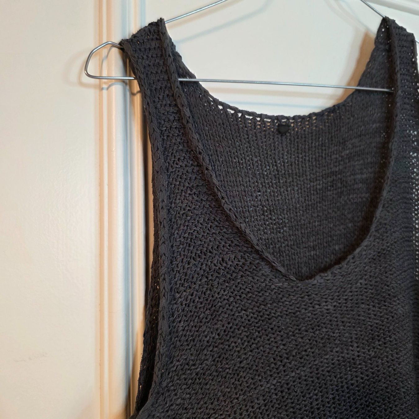 Tops: Sommer Stricktop Grau Gr. M Naturmaterial – Gebraucht aus Wald ZH von CapLux 5