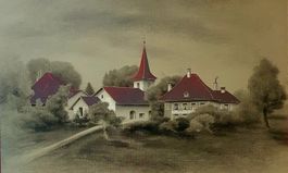 Kern Rudolph (1936-1990) Technique mixte