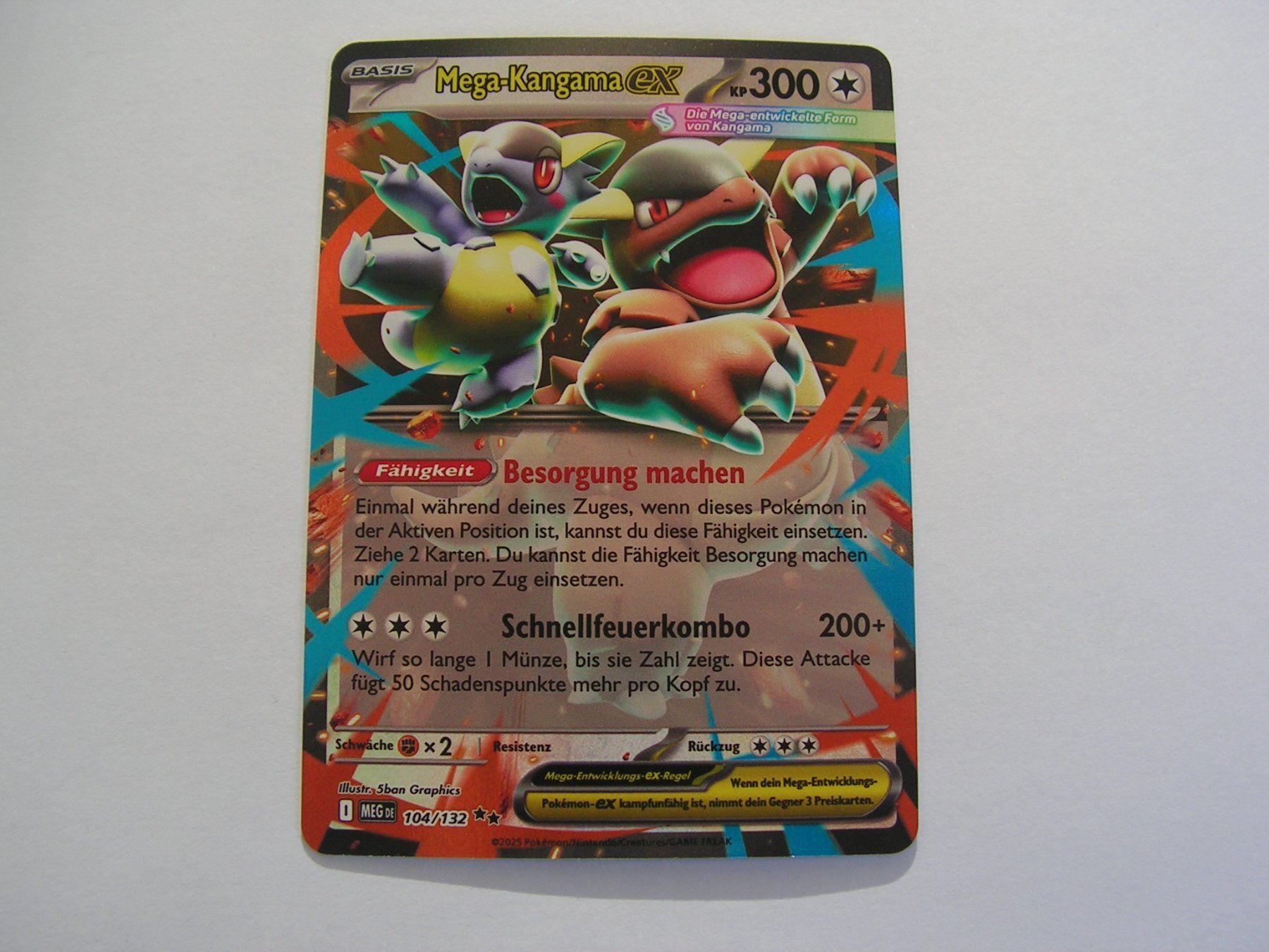 Pokémon Carte collezionabili: Mega-Kangama EX104 Mega-Entwicklung – Nuovo (secondo la descrizione) da Aesch BL venduto da Hansboeni