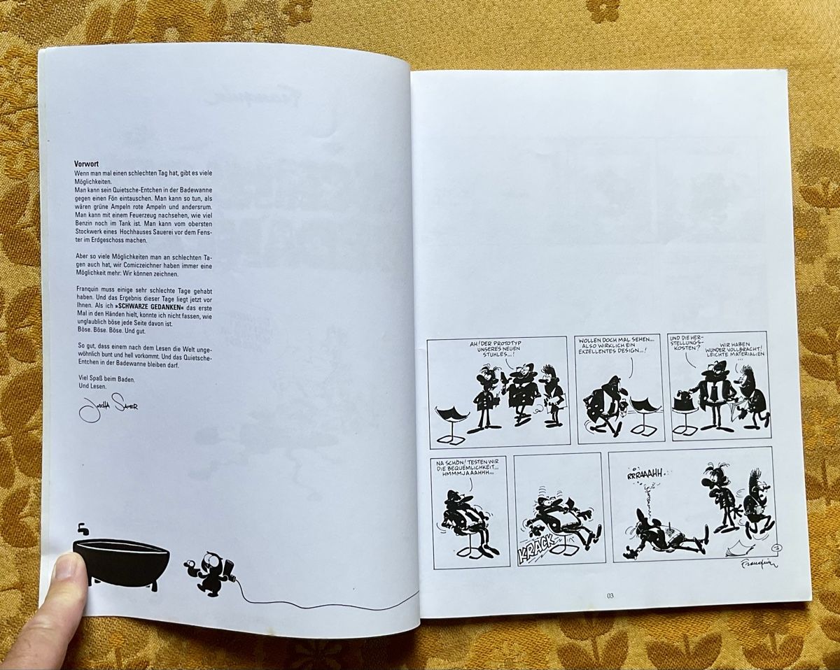 BD: Franquin: Schwarze Gedanken - Kult Comic – D'occasion à Endingen par nathan05 3