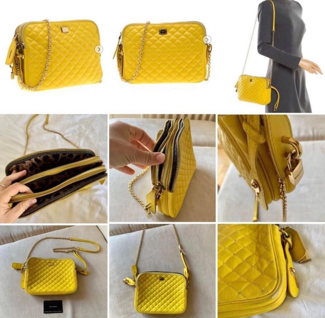Dolce & Gabbana Borse da donna: DOLCE & GABBANA Crossbody Quilted Bag – Usato da Zürich venduto da Angela_Fashion_Lover