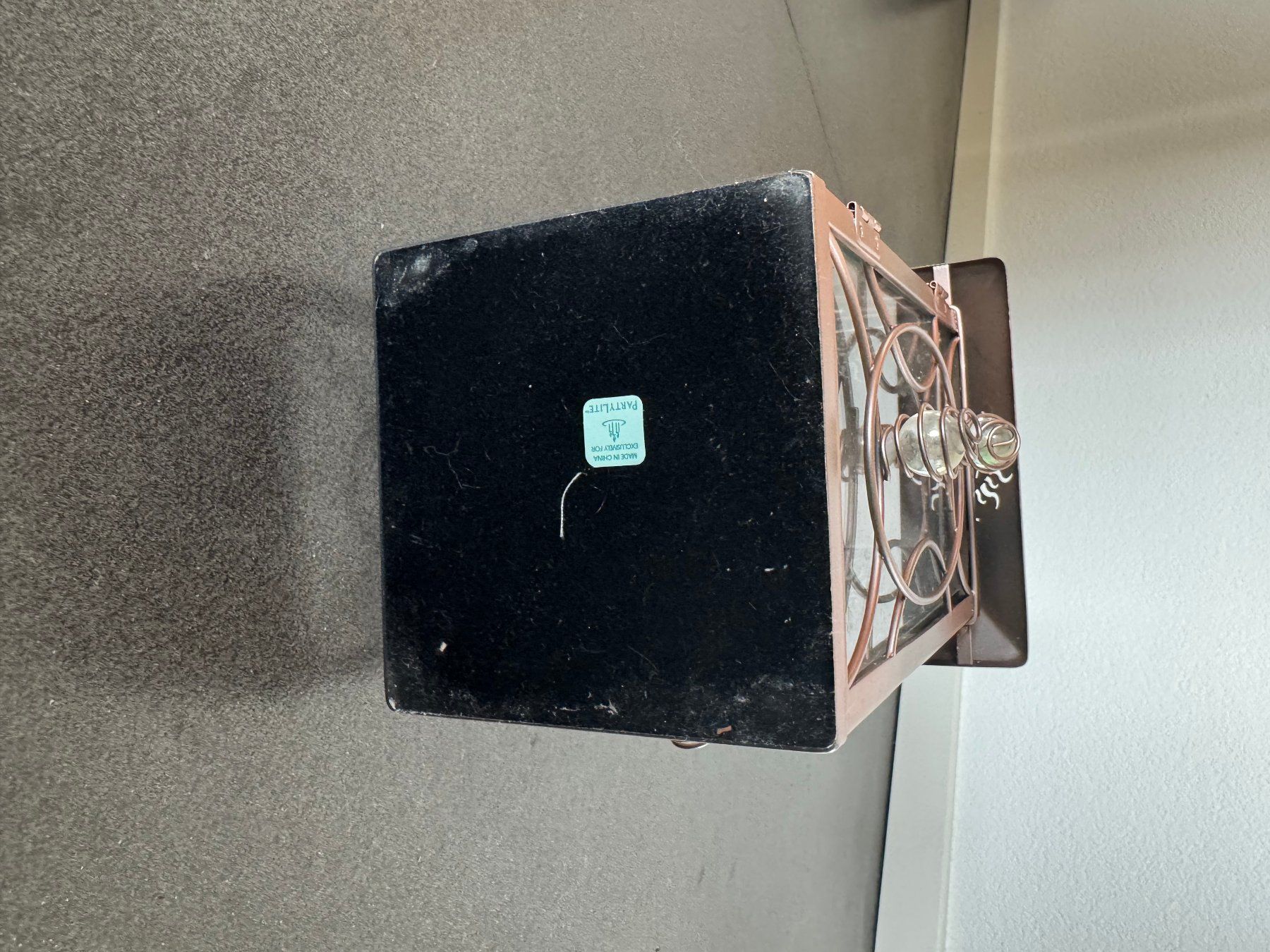 Lanterne: Laterne Metall / Glas stehend oder zum Aufhängen – Usato da Fribourg venduto da tschjoly 7