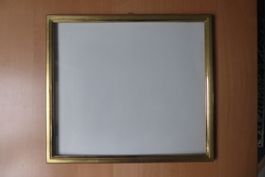 Antiker Bilderrahmen handvergoldet über Eck - 29 x 33 cm