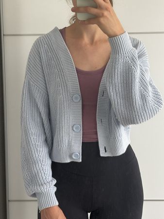 Cardigan light blue size M excellent condition
