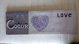 Tableau décoratif "Coeur & Love" - Idée cadeau 🎁❤️ 47