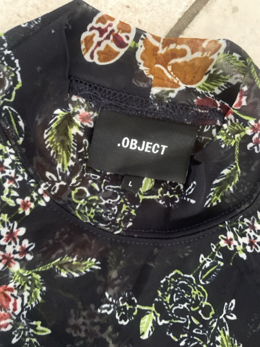 Vestiti: Neues OBJECT Kleid Gr. L schwarz transparent Blumenmuster – Nuovo (secondo la descrizione) da Obergerlafingen venduto da cabo4 1