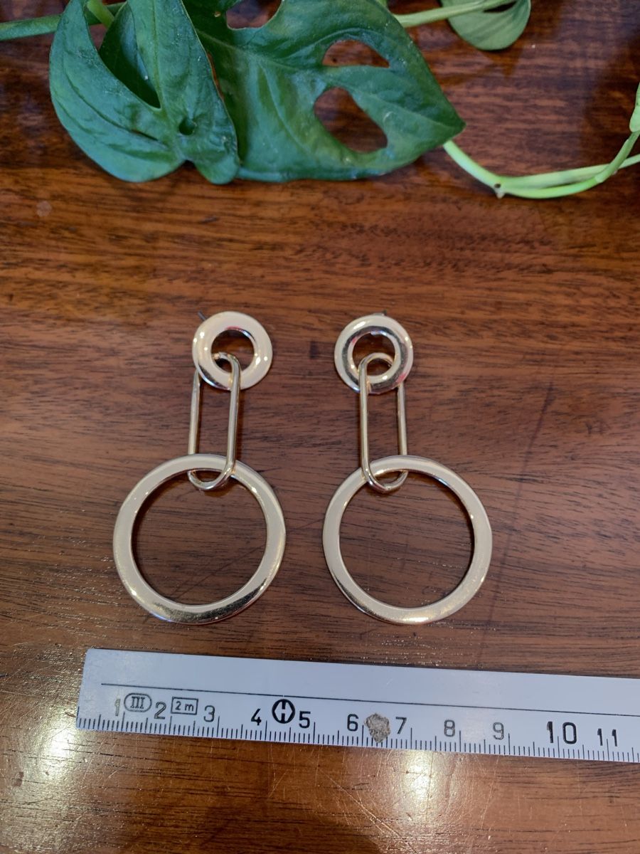 Orecchini pendenti & Orecchini a lobo: Boucles d'oreilles pendantes dorées – Usato da Genève venduto da sanchka0 1