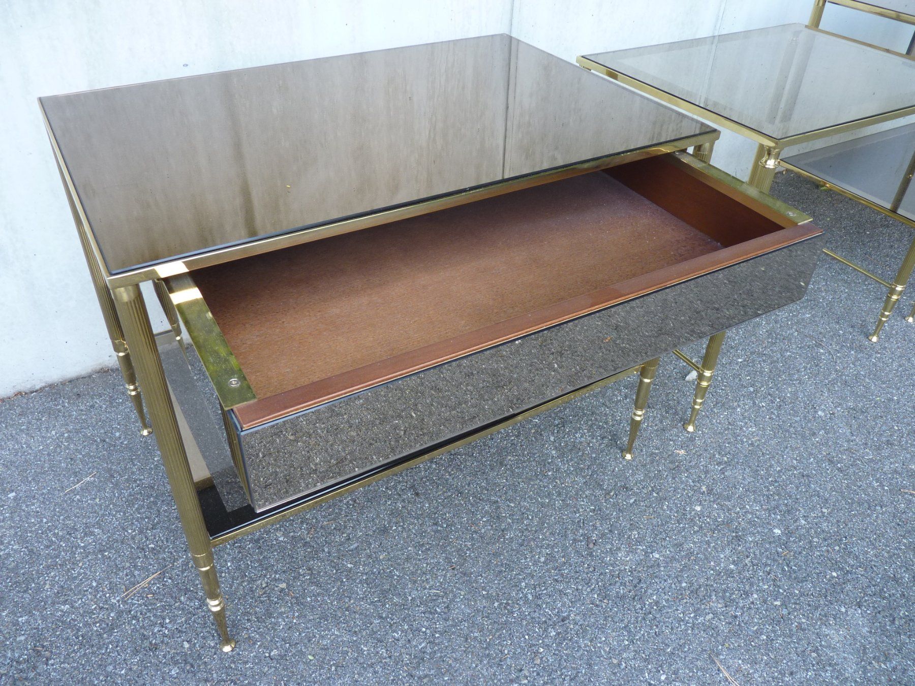 Comodini: Nachttischli mit Beistelltischli Messing/ Glas – Usato da Küsnacht ZH venduto da zoliboli01 6
