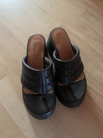 Plateau Sandalen schwarz Grösse 38