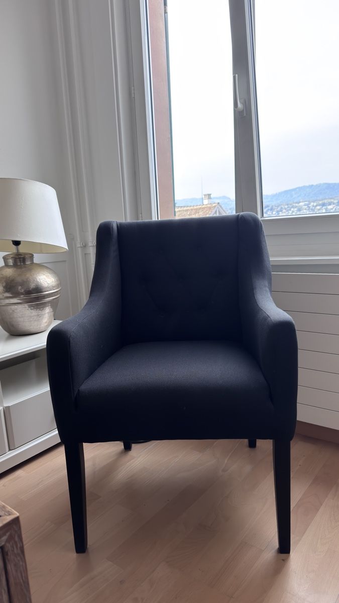 Poltrone: Elegante Armlehnstühle in Schwarz  – Usato da Küsnacht ZH venduto da ach_7pz7 1