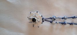 Chinesische Halskette Porzellan Blume, wie neu