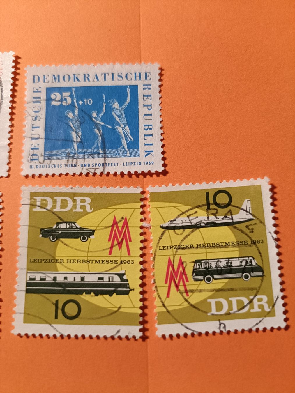 Tutti i francobolli: DDR Briefmarken Sammlung, 7 Stück, Deutsche Post, – Usato da Sargans venduto da Polifemo58 2