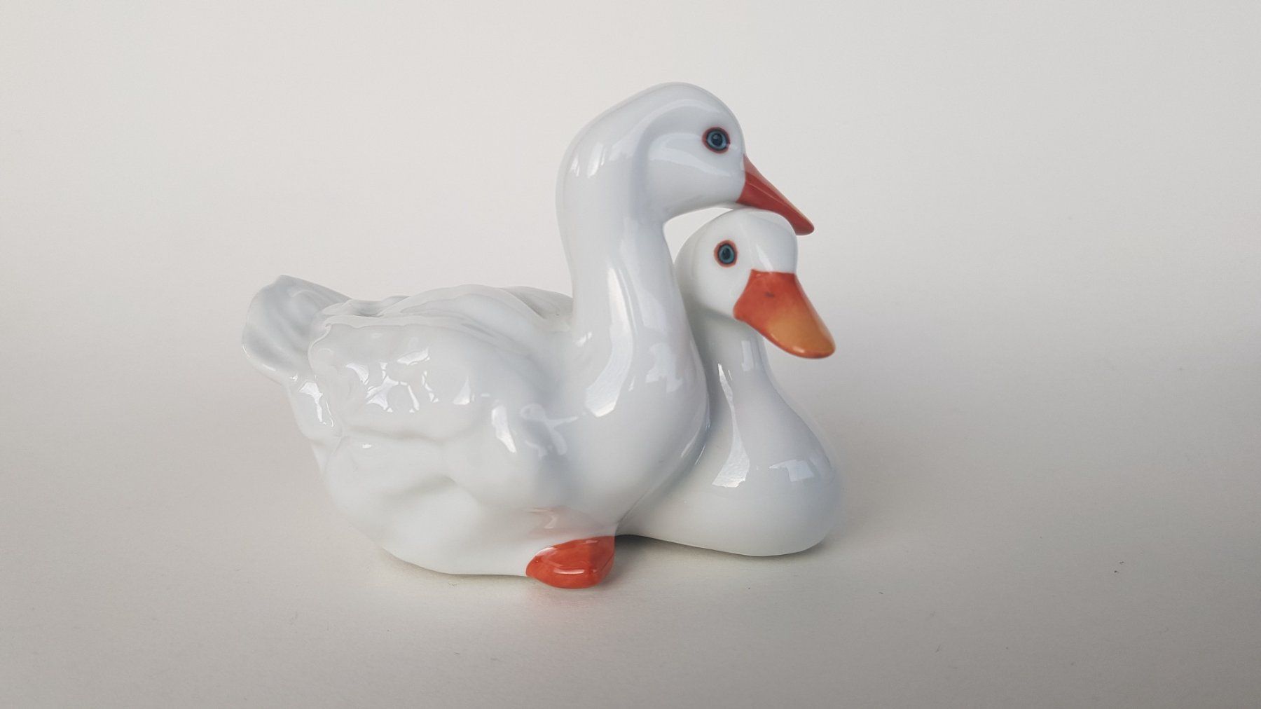 Herend Figuren: Herend - " Schwanenpaar " -  aus  Schweizer Sammlung – Gebraucht aus Horw von Kunstreich7 6